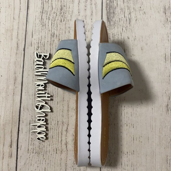 *Love Rio Banana Fruit Mule Slide Platform Sandals - Picture 8 of 11